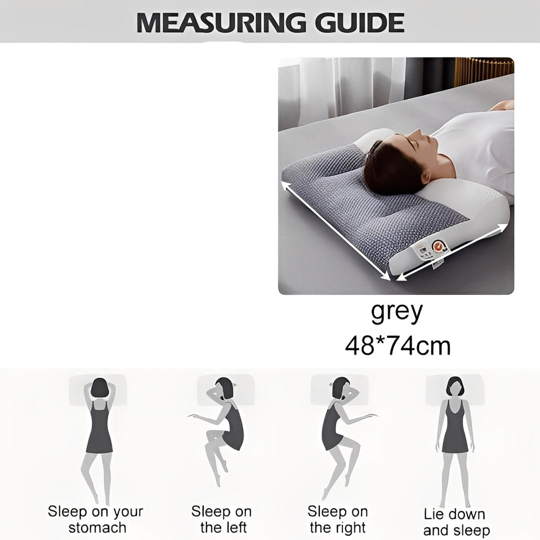 Convertible Neck Pillow, Contour and Neck Roll Design