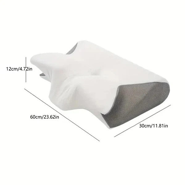 Pillow with Armrests Butterfly Shape for Side and Back Sleepers