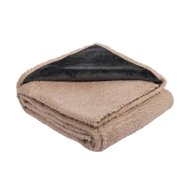 Waterproof Sherpa Fleece Dog Blanket and Furniture Protector, Reversible | Waterproof Pet Furniture Cover | Pet Blankets