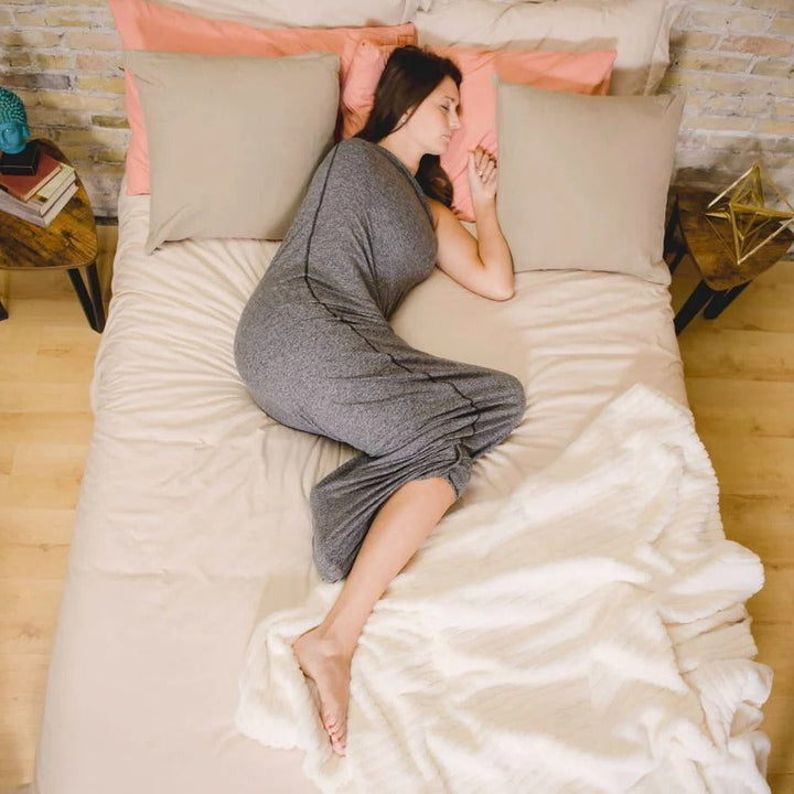 Adult Wearable Swaddle Blanket Wrap in Microfiber, Feather-Free | Windproof Wearable Wrap for Layering | Wearable Blankets