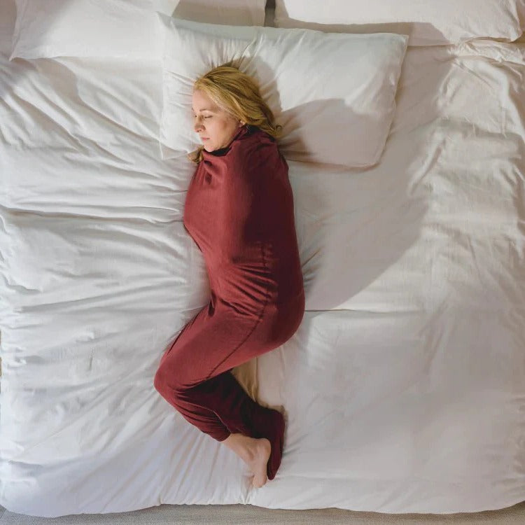 Adult Wearable Swaddle Blanket Wrap in Microfiber, Feather-Free | Windproof Wearable Wrap for Layering | Wearable Blankets