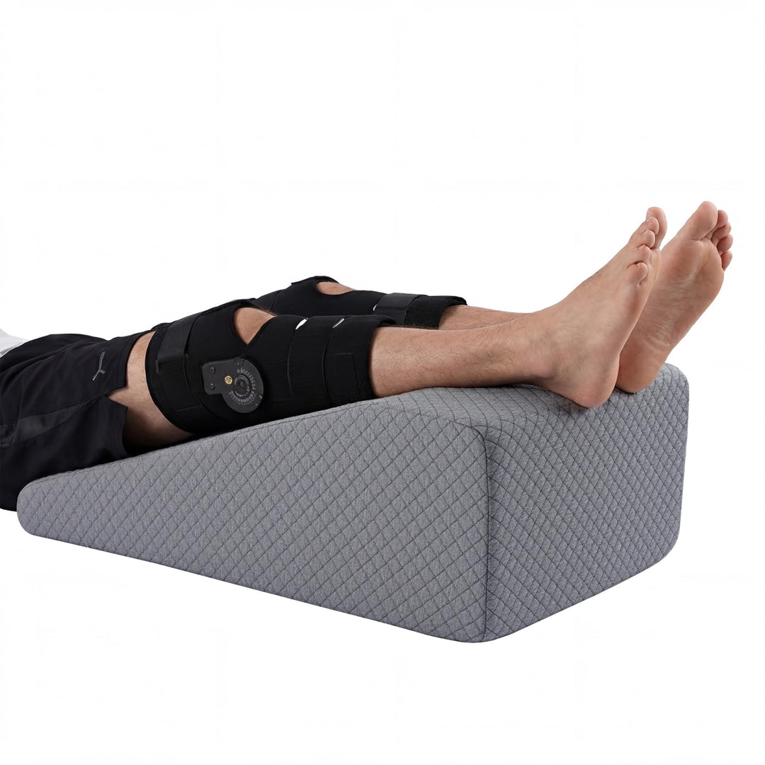 Leg Elevation Wedge Pillow in Two Sizes for Resting Comfort | Raised Legs, Restful Evenings | Wedge Pillows