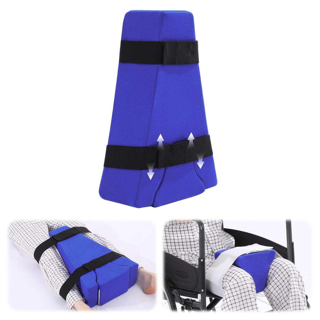 2-in-1 Separable Hip Support Pillow with Strap for Knee Separation | Two-in-One Knee Separator with Strap | Knee Pillows