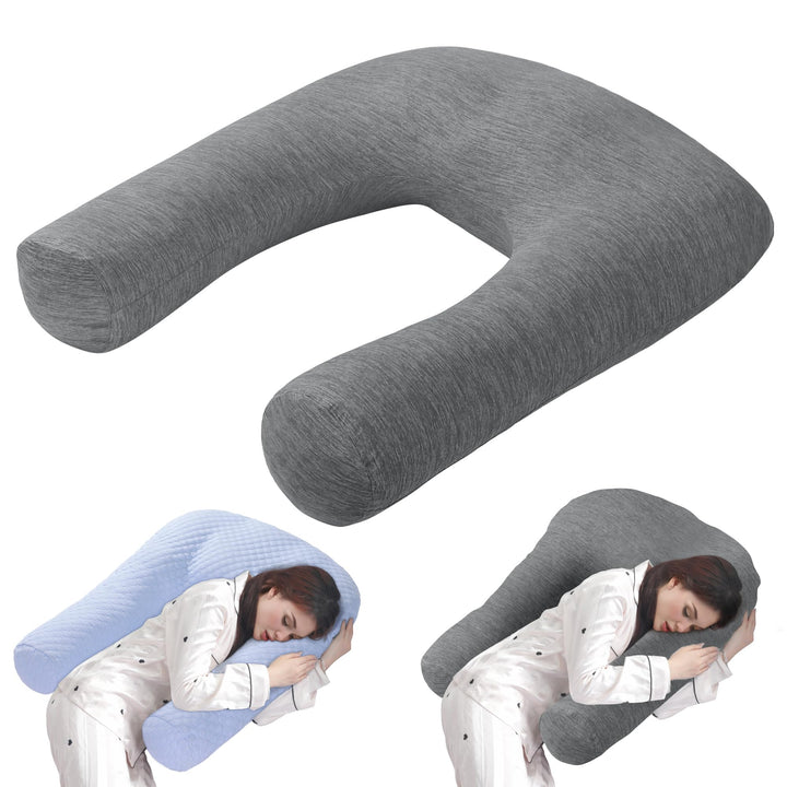 Cooling U-Shaped Body Pillow for Neck and Shoulder Support | Cool U-Shape Support All Night | Body Pillows