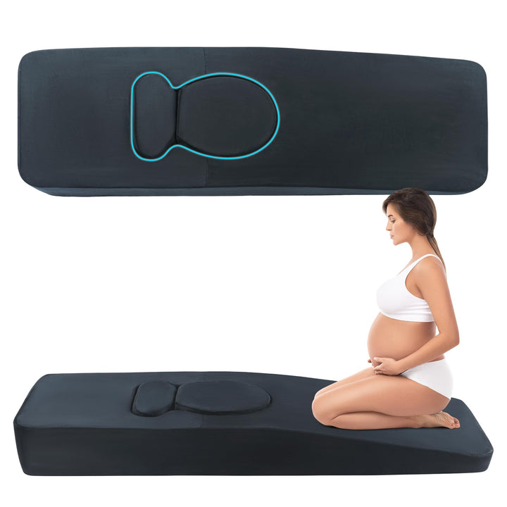 Full-Body Pregnancy Pillow with Belly Cutout for Stomach Sleepers | Belly-Friendly Full Body Support | Body Pillows