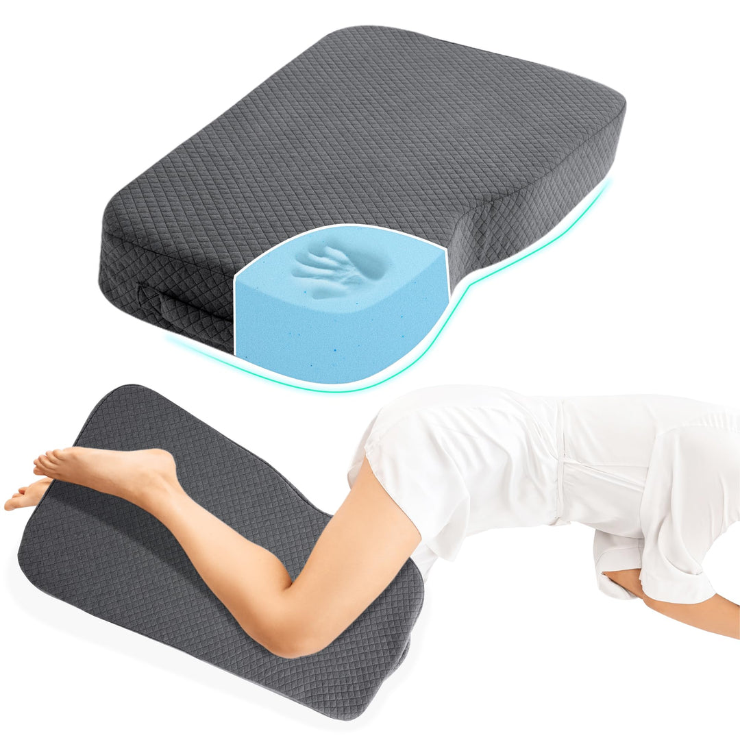 Memory Foam Knee Pillow for Side Sleepers, Pregnancy and Hip Alignment | Knee Pillow for Comfortable Alignment | Knee Pillows