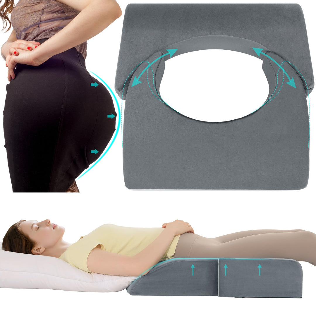 Adjustable Size High-Density Foam Support Pillow for Sitting and Resting | Resize It to Fit Your Comfort | Seat Cushions