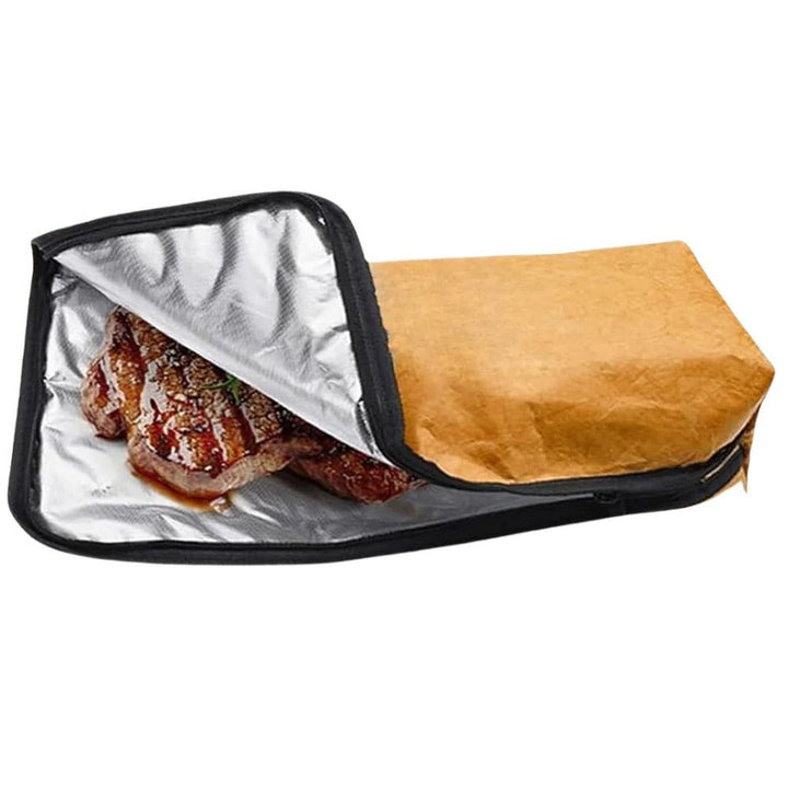 Insulated Meat Resting Blanket Carrier with Handle for Brisket and Turkey | Hold Heat After Cooking | Kitchen Accessories