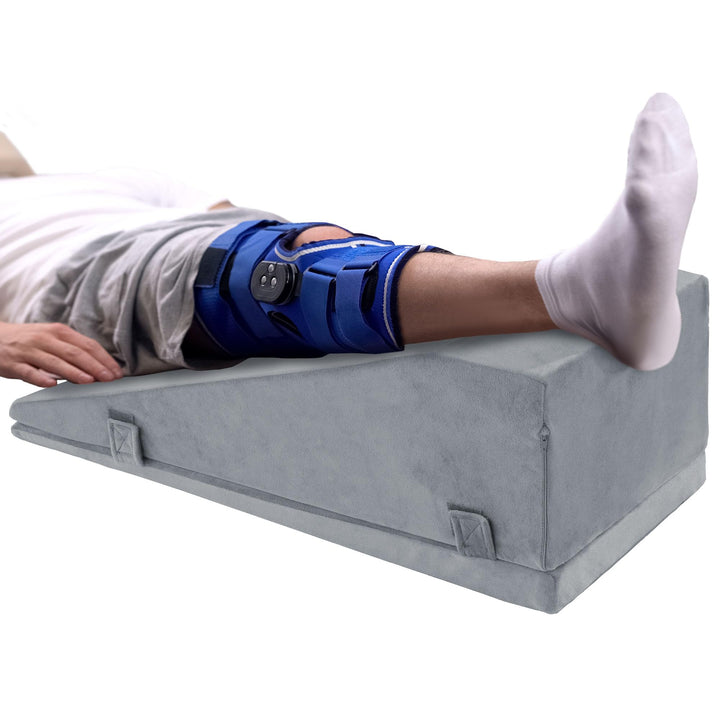 Adjustable Two-Height Leg Elevation Pillow for Knee and Hip Comfort | Two Height Settings for Leg Rest | Wedge Pillows