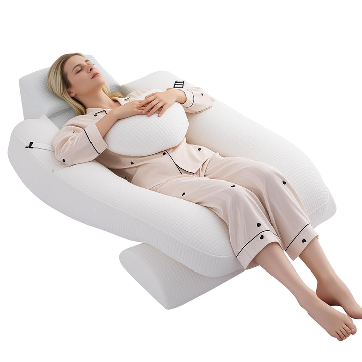 Adjustable Memory Foam Wedge Pillow for Torso and Upper Body Support | Adjustable Upper Body Lift | Wedge Pillows