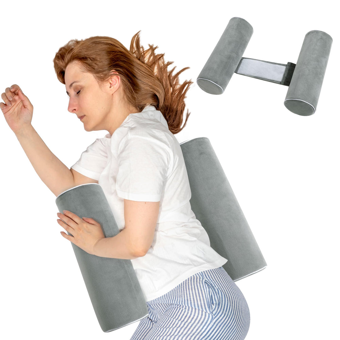 Cylindrical Body Pillow for Side and Back Sleepers, Bolster Support | Long Bolster for Side and Back Sleepers | Body Pillows