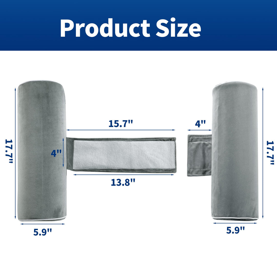 Cylindrical Body Pillow for Side and Back Sleepers, Bolster Support | Long Bolster for Side and Back Sleepers | Body Pillows