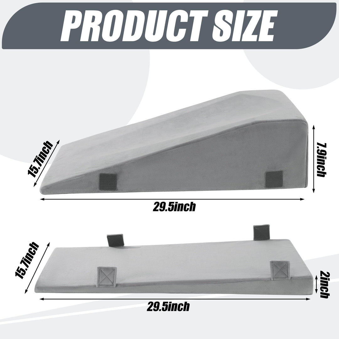 Adjustable Two-Height Leg Elevation Pillow for Knee and Hip Comfort | Two Height Settings for Leg Rest | Wedge Pillows