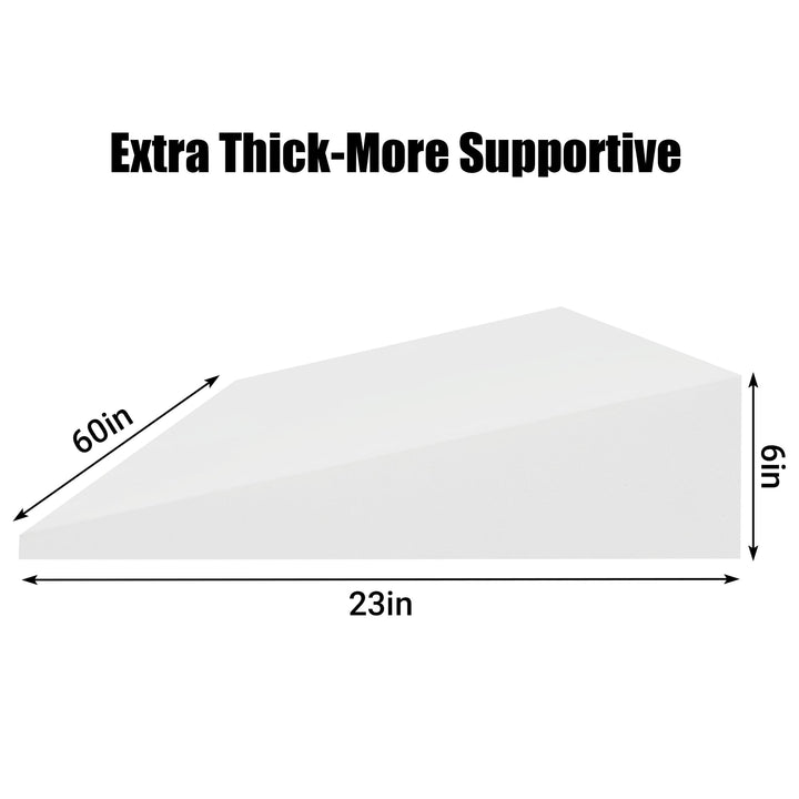 Under Mattress Support Wedge in Thick Foam for Sagging Beds | Lift and Level an Uneven Mattress | Mattress Wedges