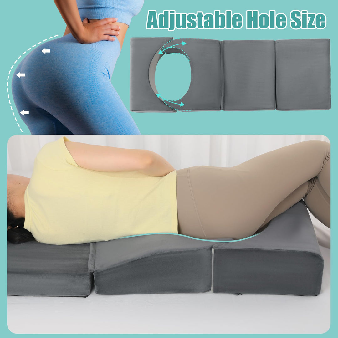 Foldable Adjustable High-Density Foam Support Pillow for Sleeping | Foldable Foam Pillow, Adjustable Fit | Seat Cushions