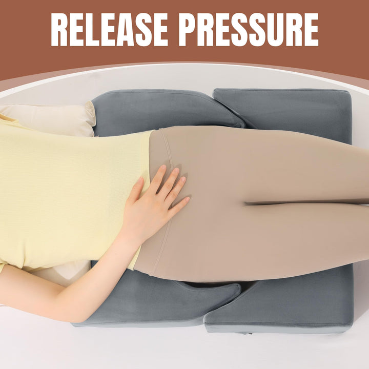 Adjustable Size High-Density Foam Support Pillow for Sitting and Resting | Resize It to Fit Your Comfort | Seat Cushions