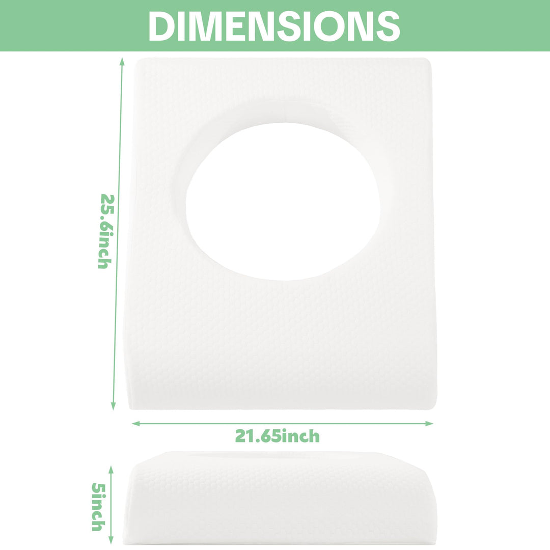 High-Density Foam Seat Cushion with Hole for Sleeping and Sitting | Open-Centre Foam for Sitting and Sleeping | Seat Cushions