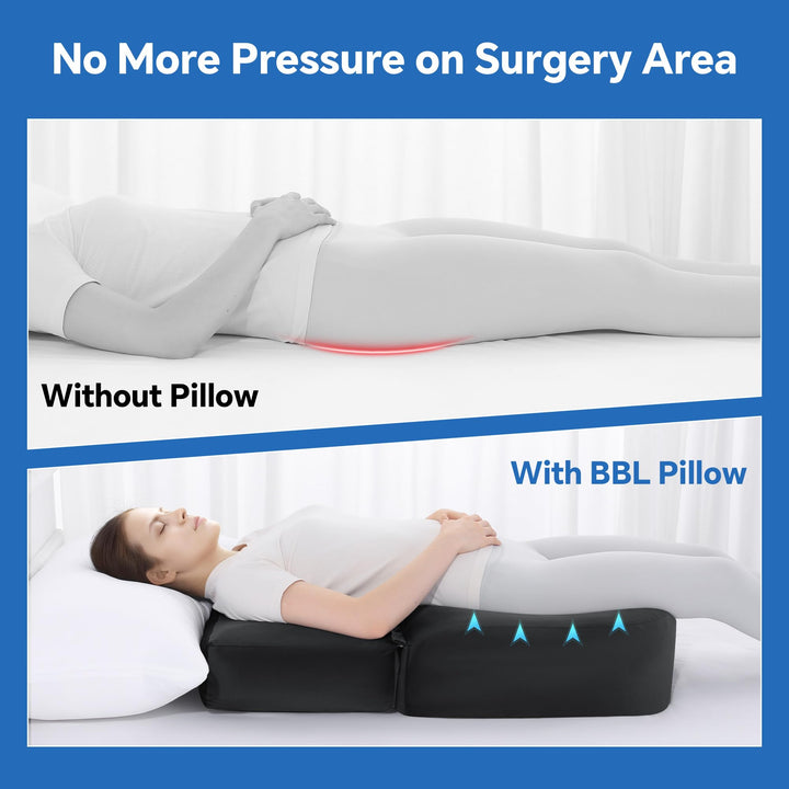 Extra Long Support Pillow with Mixed Filling for Seating and Sleeping | Extra Long Coverage for Your Back | Seat Cushions