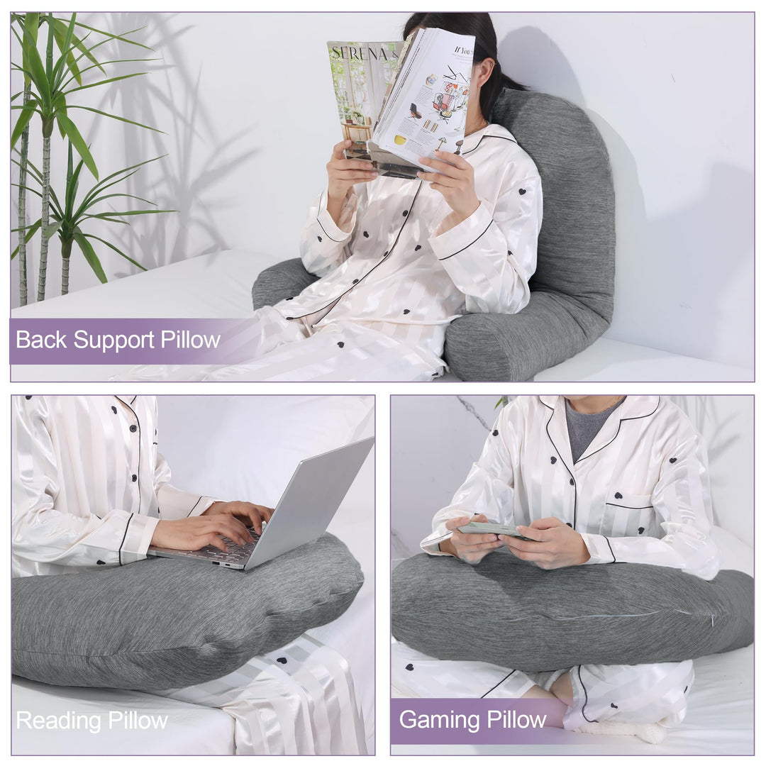 Cooling U-Shaped Body Pillow for Neck and Shoulder Support | Cool U-Shape Support All Night | Body Pillows