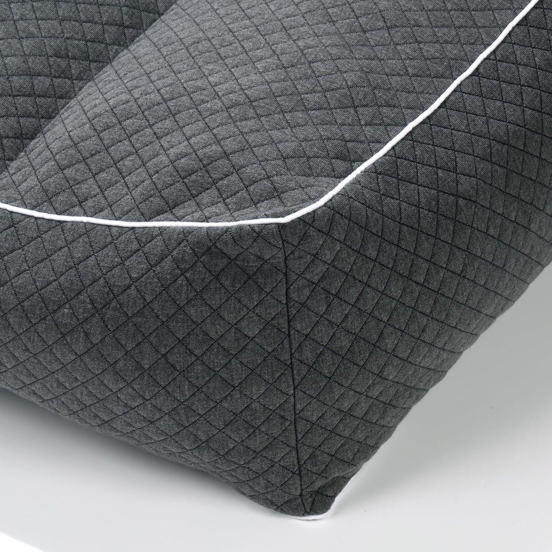 6.5 Inch Shredded Memory Foam Knee Pillow for Side Sleepers | Tall Shredded Foam Knee Pillow | Knee Pillows