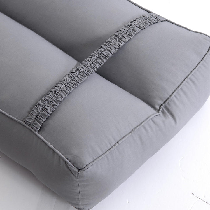 4 Inch Knee Pillow with Elastic Straps and Breathable Cotton Cover | 4 Inch Leg Spacer with Straps | Knee Pillows