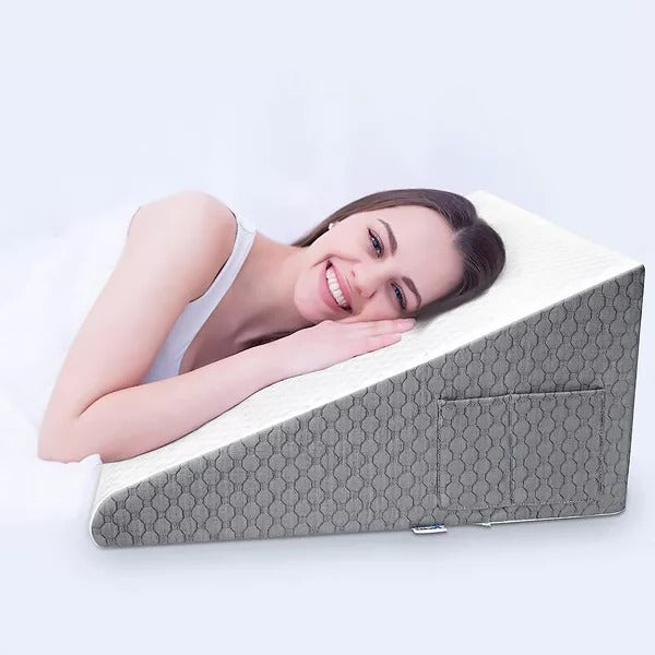 Triangle Memory Foam Wedge Pillow for Sleeping