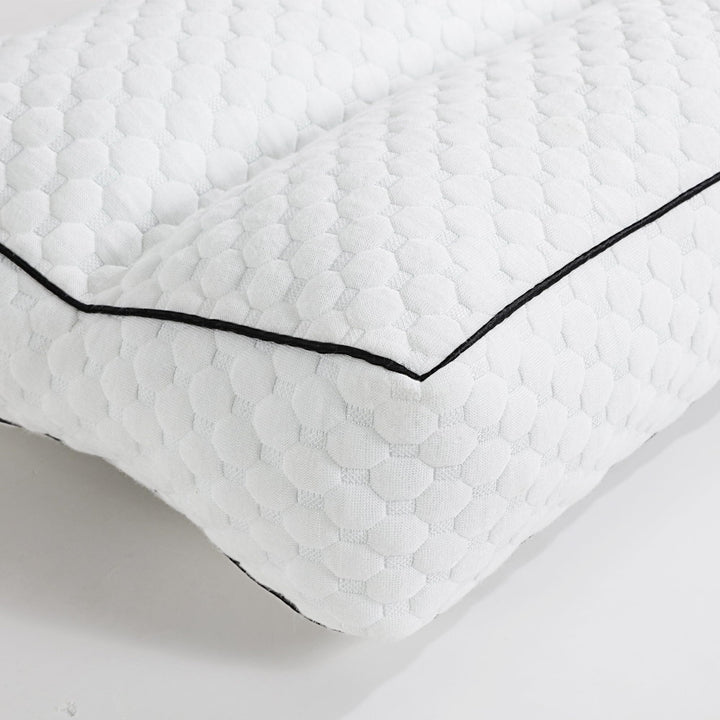 6.5 Inch Shredded Memory Foam Knee Pillow for Side Sleepers | Tall Shredded Foam Knee Pillow | Knee Pillows