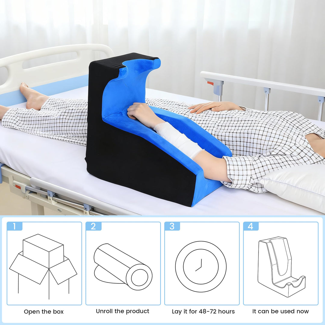 Arm Elevation Pillow for Shoulder, Elbow and Hand Support with Washable Cover | Raised Arm Support for Easy Rest | Wedge Pillows