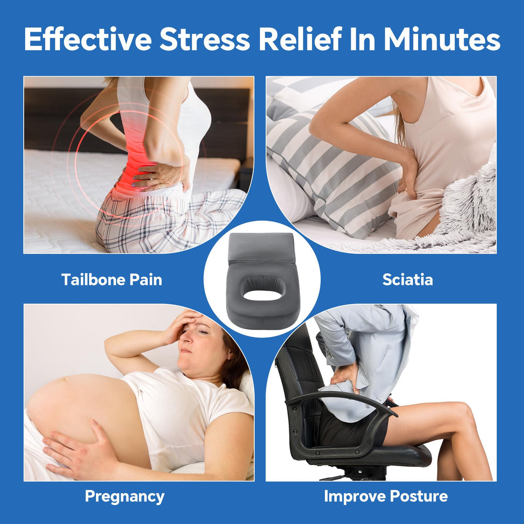 Extra Long Support Pillow with Mixed Filling for Seating and Sleeping | Extra Long Coverage for Your Back | Seat Cushions