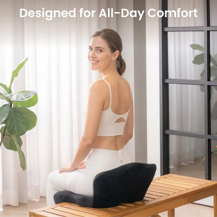 Orthopedic Memory Foam Seat Cushion for Office, Car and Home | Memory Foam Seat Cushion | Seat Cushions