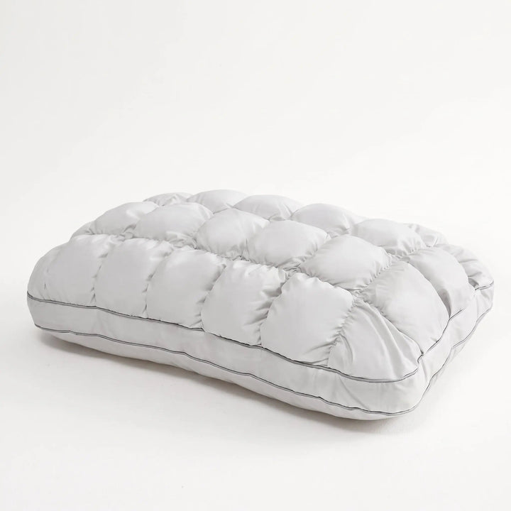 Fluffy Puff Pillow with Soft Rebound Cotton Fill for Adult Sleep | Fluffy Neck Comfort that Bounces Back | Bed Pillows