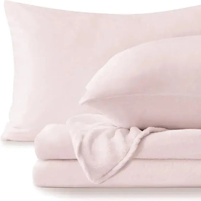 Plush Flannel Fleece Bedding Set for Cold Nights in Several Sizes | Warm Flannel Bedding Set | Bedding Sets