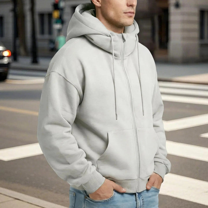 Travel Comfort Hoodie with Hidden Inflatable Neck Support | Hoodie with Hidden Neck Pillow | Travel Hoodies