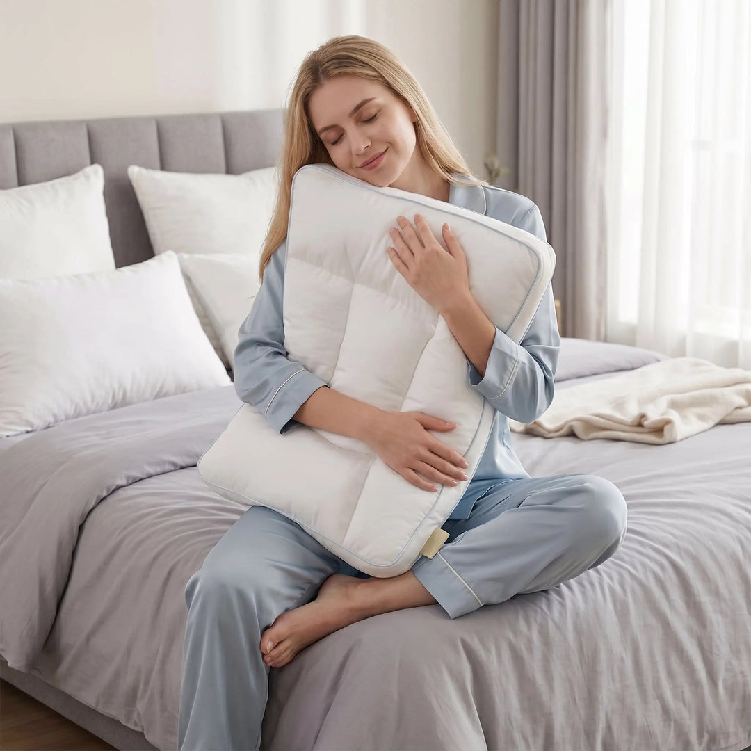 Adapt Support Pillow with 5-Zone Ergonomic Design for Side and Back Sleepers | 5-Zone Adaptable Support Pillow | Bed Pillows