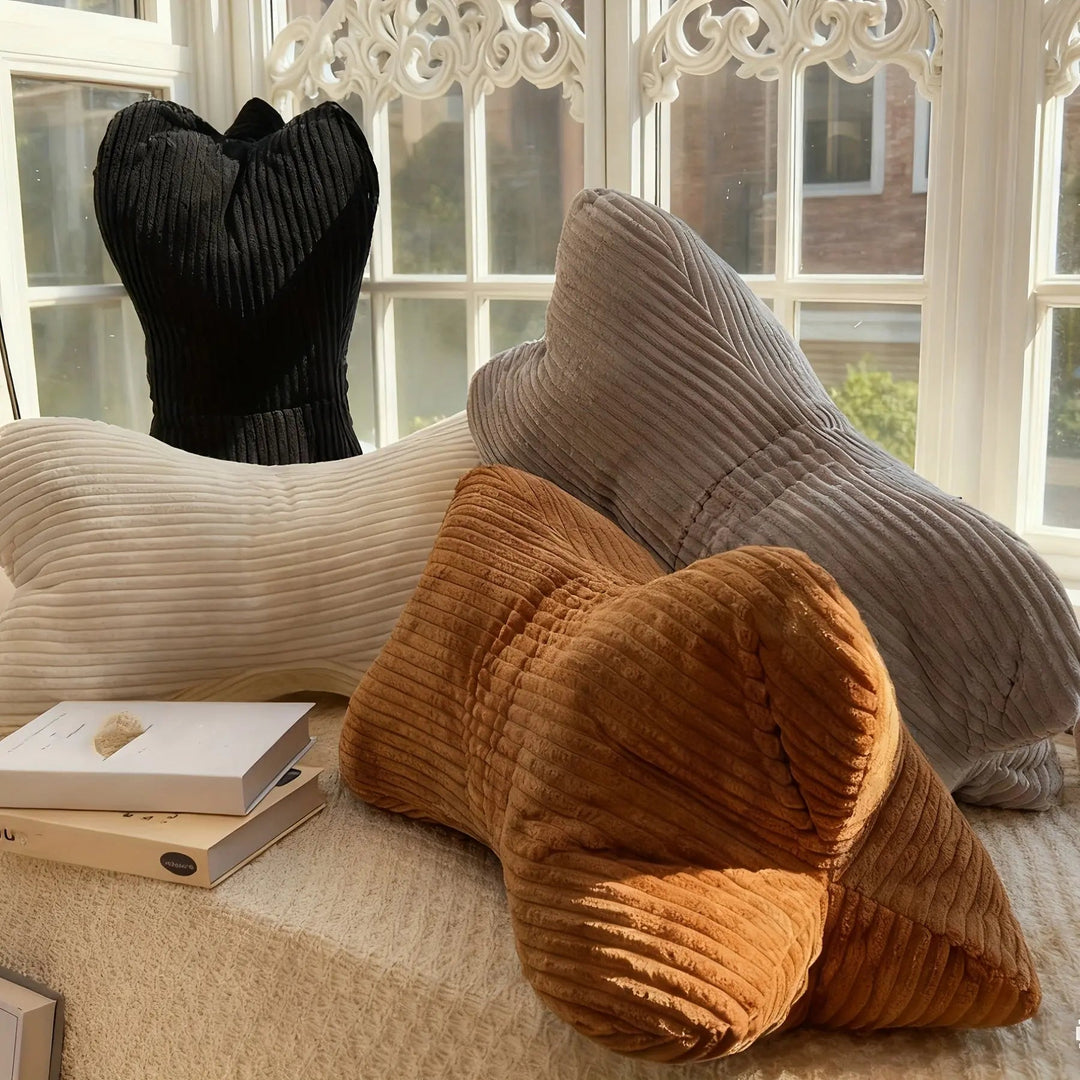 Structured Lounge Bolster Cushion for Sofa or Bed | Firm Support That Stays Put | Bolster Pillows