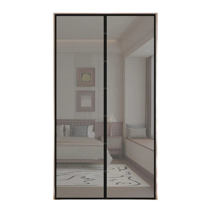 Magnetic Auto Close Mosquito Door Screen Curtain with Fiberglass Mesh | Fresh Air, No Flying Insects | Door Screens