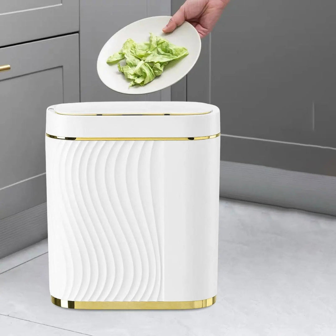 Smart Trash Can with Motion Sensor Lid for Bathroom, Kitchen and Office | Motion Sensor Smart Trash Can | Smart Bins
