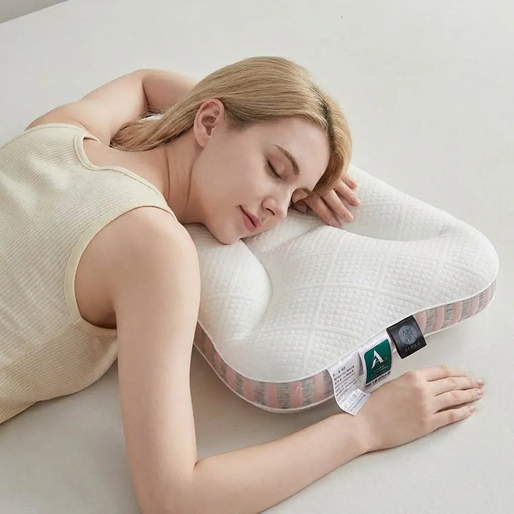 Low Profile Contour Pillow in 1, 2 or 3 Inch Heights | Thin Pillow, Defined Shape | Bed Pillows