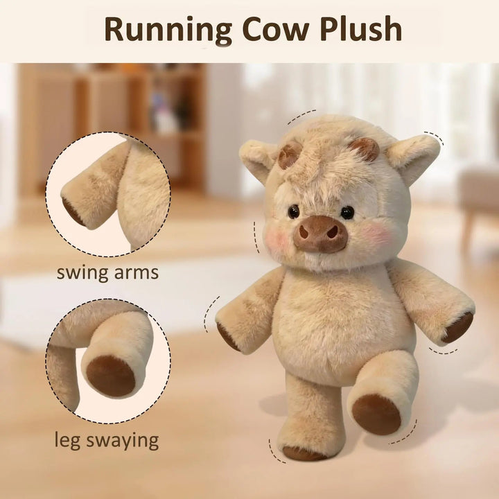 Running Plush Toy with Hand-Controlled Movement for Interactive Play | Interactive Running Pig Plush Toy | Plush Toys