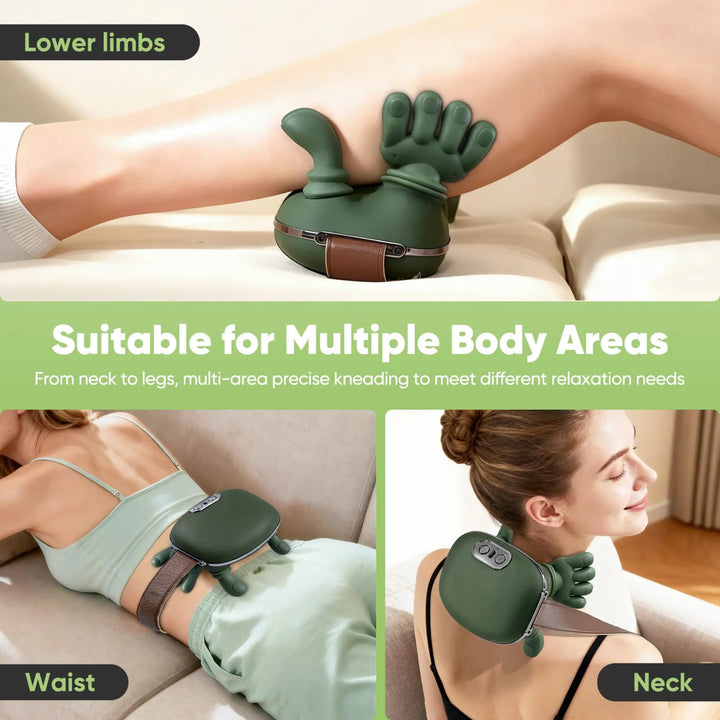 Deep Kneading Massager for Neck and Shoulders | Hands-Free Neck and Shoulder Kneading | Massagers
