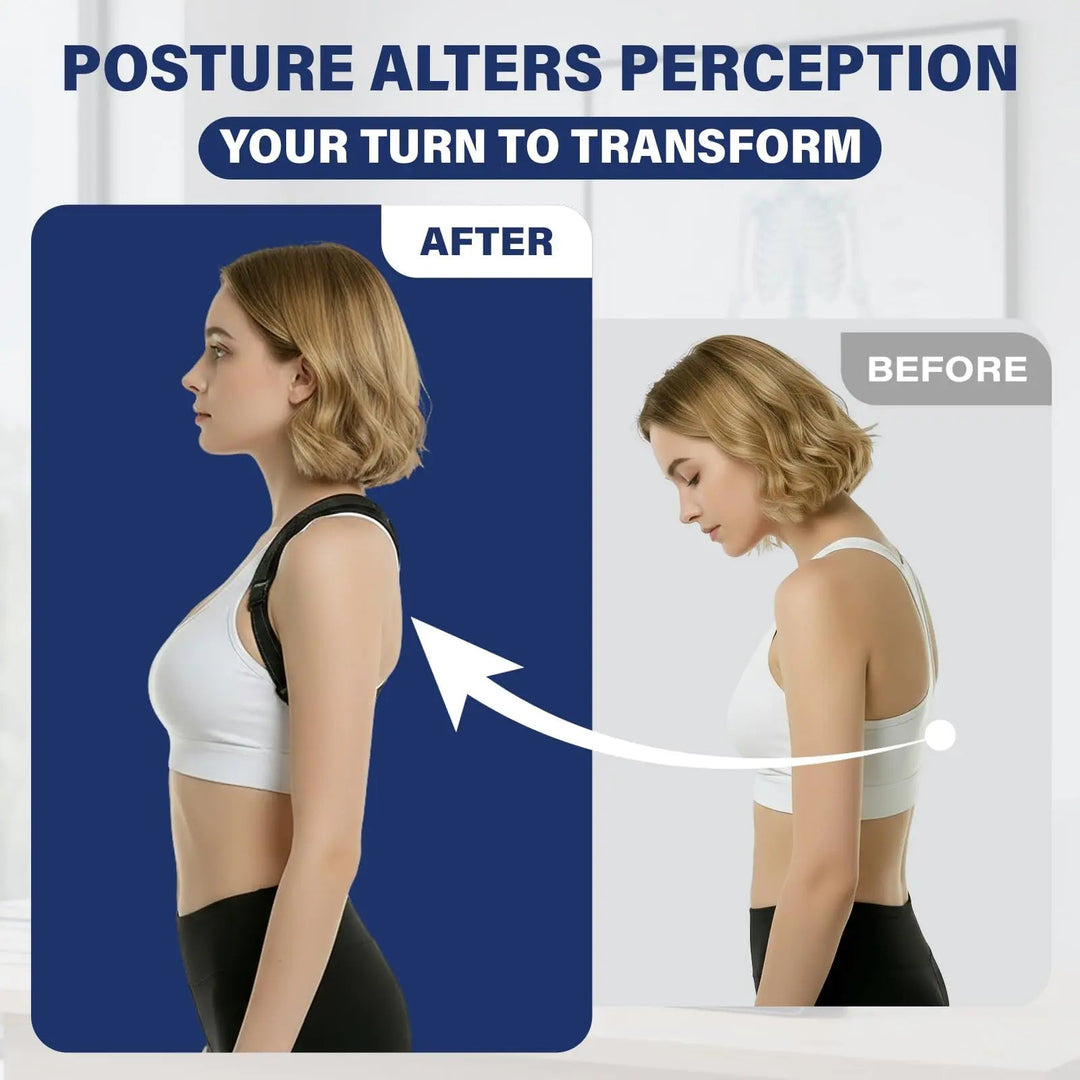 Adjustable Posture Corrector for Desk Work with Padded Straps | Gentle Reminder to Sit Tall | Posture Supports