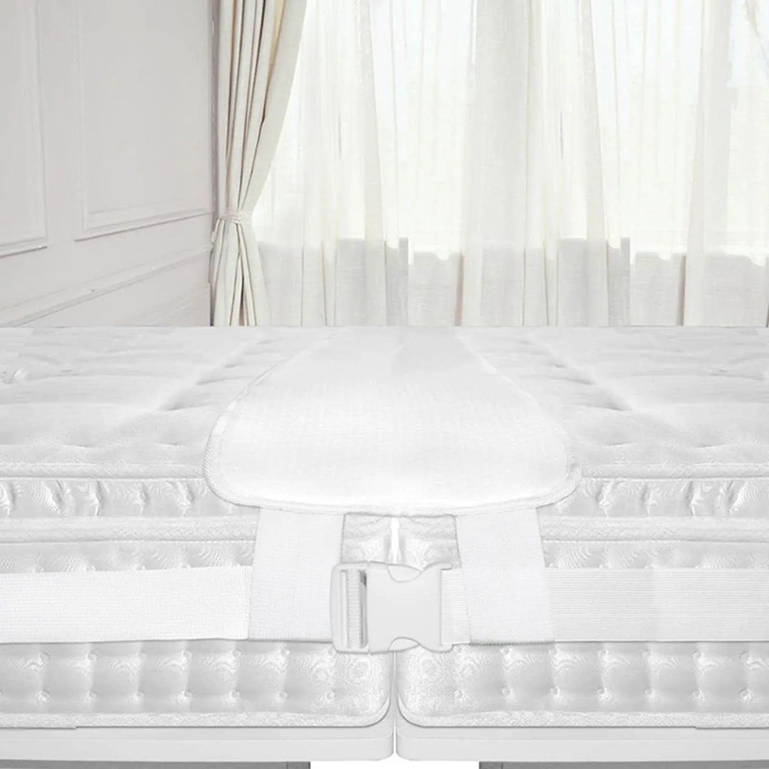 Extra Wide Mattress Bridge Connector for Twin Beds with Removable Cover | Turn Two Twins Into One Bed | Mattress Toppers