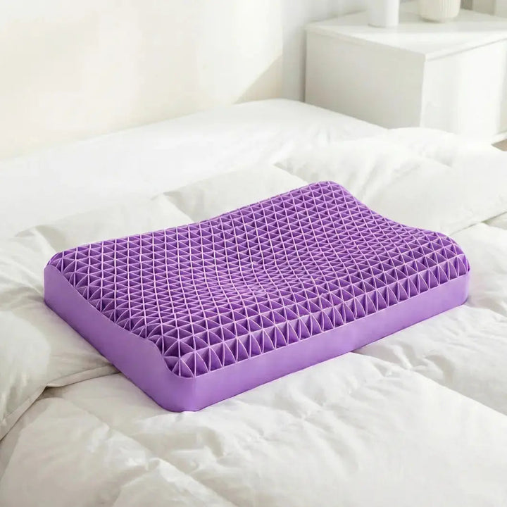 Breathable Zero Pressure Sleep Pillow with Washable Contour Design | Pressure-Relieving Comfort for Sleep | Bed Pillows