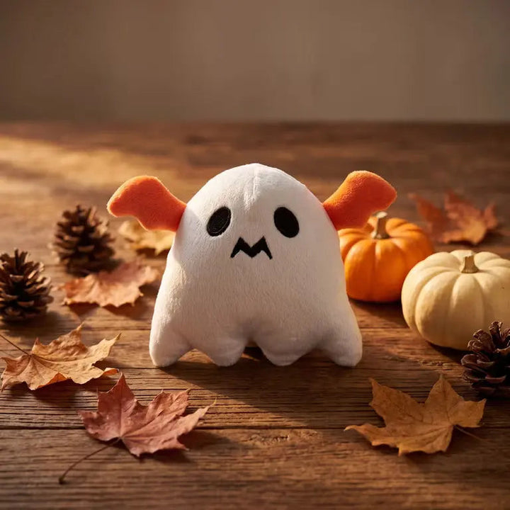 Halloween Ghost Plush Pillow for Seasonal Sofa and Living Room Decor | Spooky-Cute Ghost Pillow Decor | Decorative Pillows