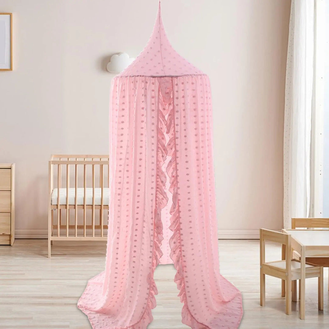 Cotton Chiffon Kids Canopy Tent for Nursery Reading Nook | Soft Hideaway for Play and Rest | Bed Canopies