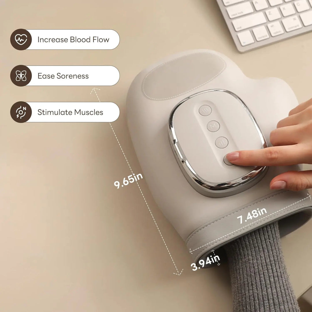 Cordless Heated Hand Massager with Air Compression | Warm, Gentle Hand Relaxation | Massagers