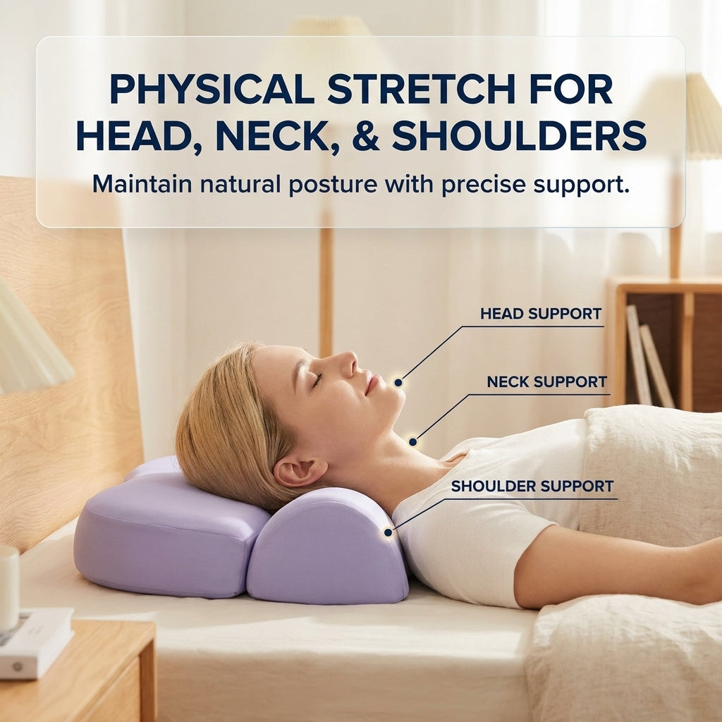 Zoned Contour Pillow for Neck Comfort for Side and Back Sleepers | Right Zone for Your Neck | Bed Pillows