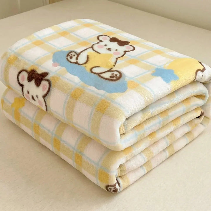 Cloud Velvet Milk Velvet Blanket for Office, Dorm and Bedroom | Cloud-Soft Velvet Cover Blanket | Fleece Blankets