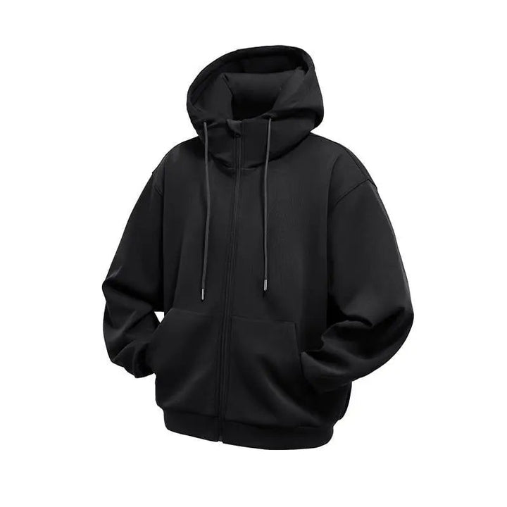 Travel Comfort Hoodie with Hidden Inflatable Neck Support | Hoodie with Hidden Neck Pillow | Travel Hoodies