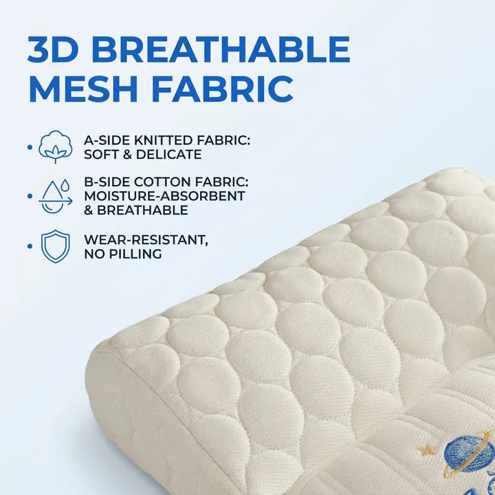 Zoned Ergonomic Memory Foam Latex Contour Pillow for Adults | Zoned Contour Support Pillow | Bed Pillows